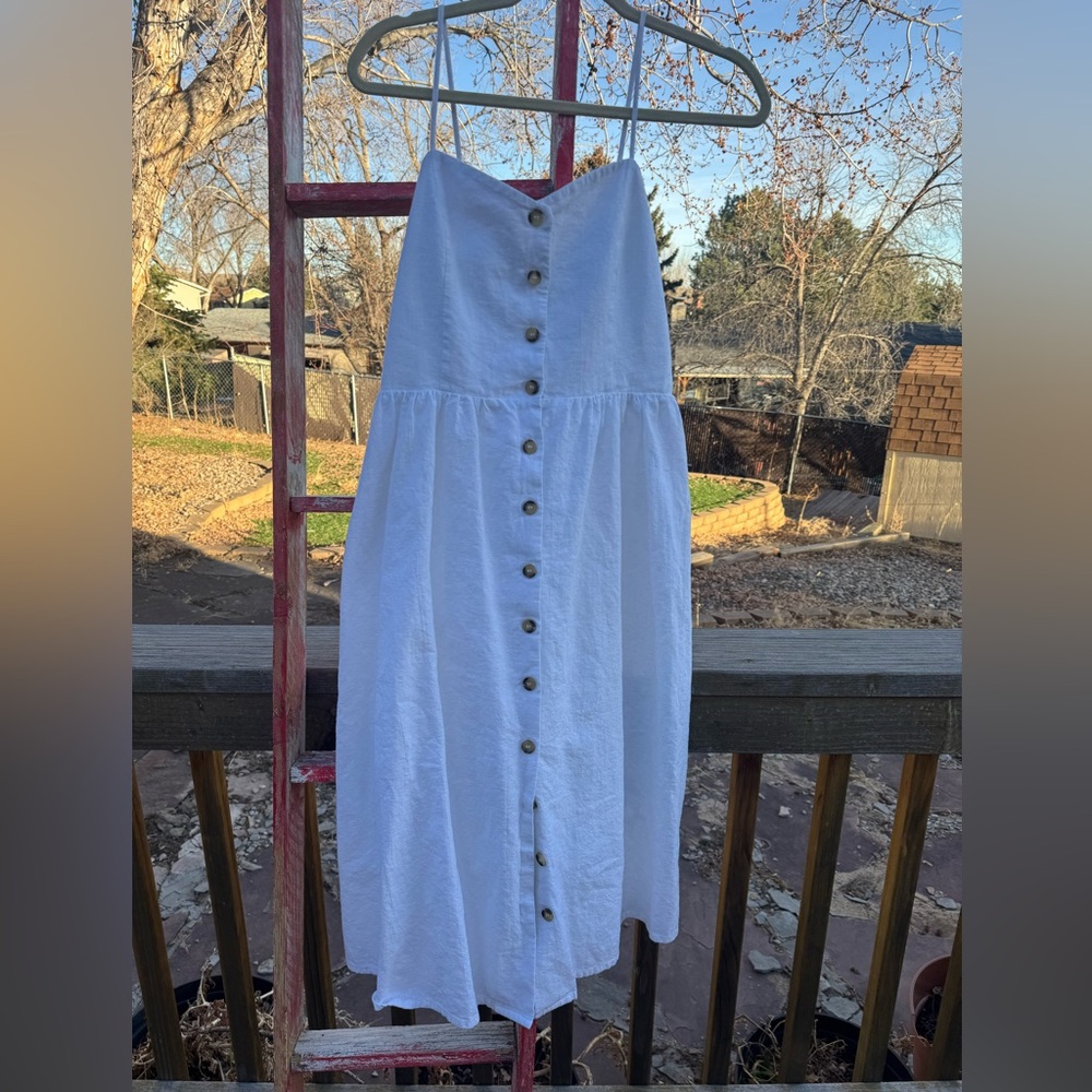 H&M Cutest White midi dress